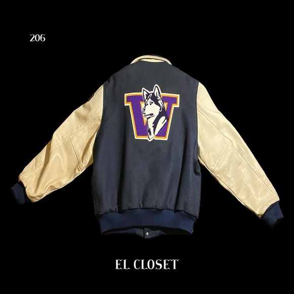 DEHEN JACKETS HUSKIES VARSITY JACKET - Picture 3 of 5